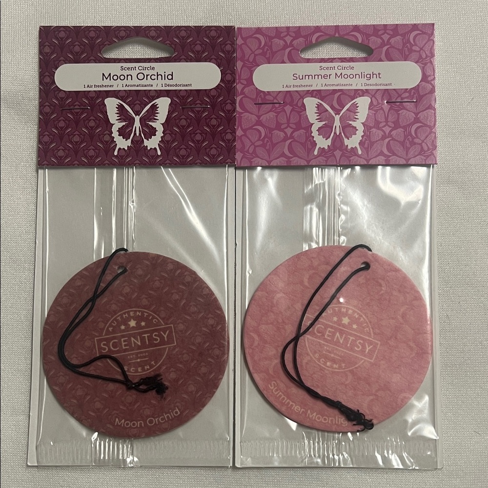Scentsy Scent Circle Duo - Moon Orchid and Summer Moonlight